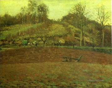tierras de arado 1874 Camille Pissarro Pinturas al óleo
